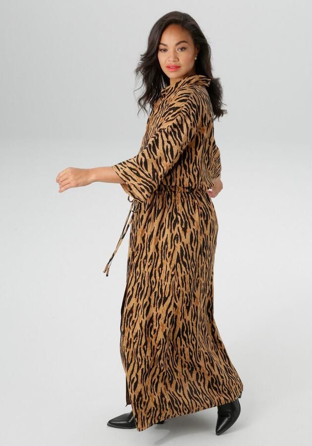 Aniston PLUS Blousejurk in tijgermotief nieuwe collectie - Foto 3