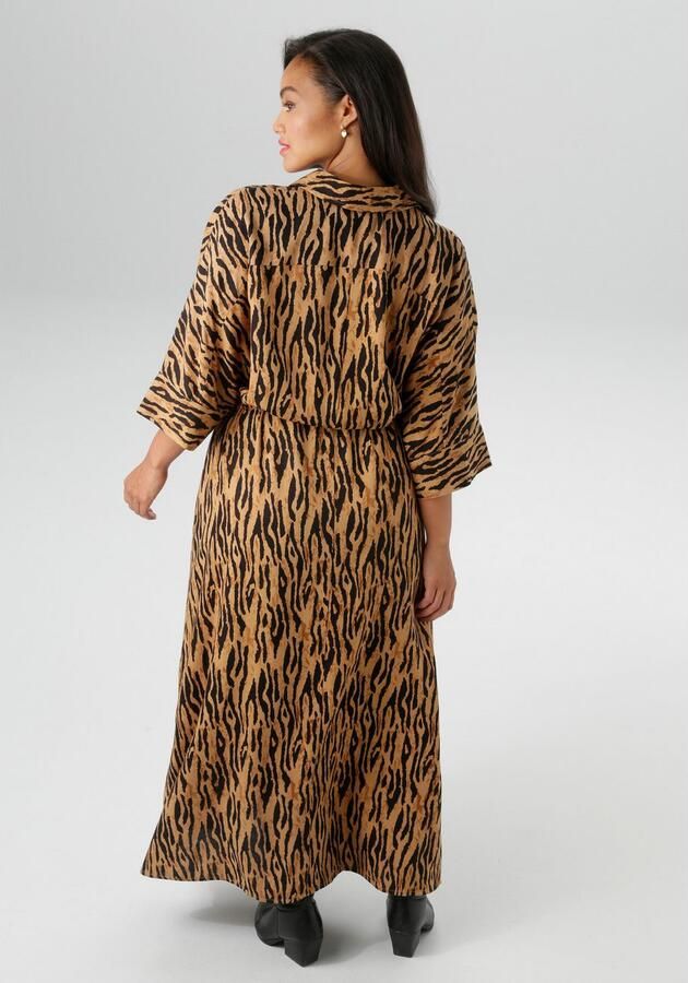 Aniston PLUS Blousejurk in tijgermotief nieuwe collectie - Foto 4