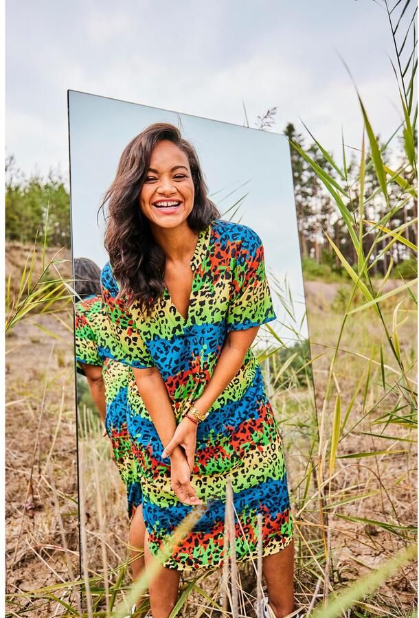 Aniston PLUS Blousejurk met kleurige dierenprint - Foto 7