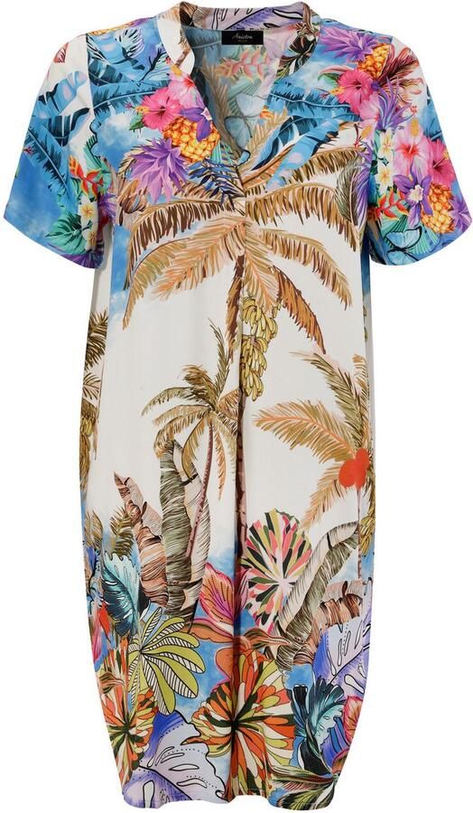 Aniston PLUS Blousejurk met kleurrijke grootvlak palmprint - Foto 7