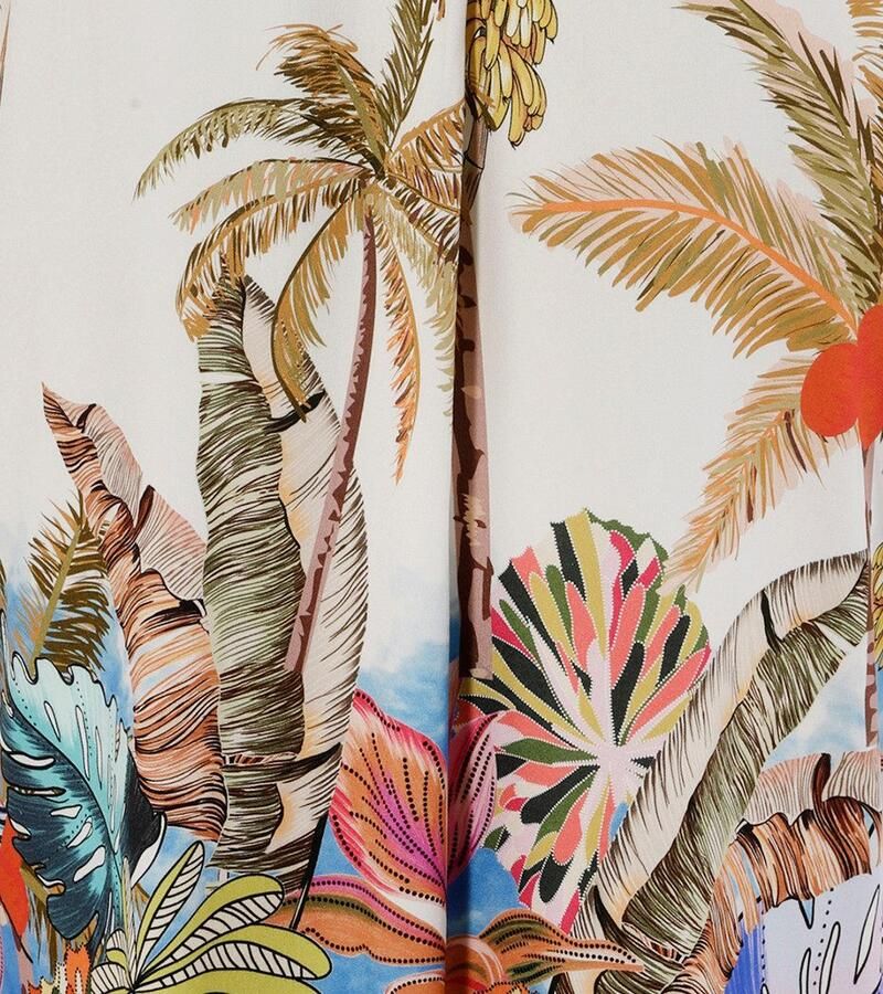 Aniston PLUS Blousejurk met kleurrijke grootvlak palmprint