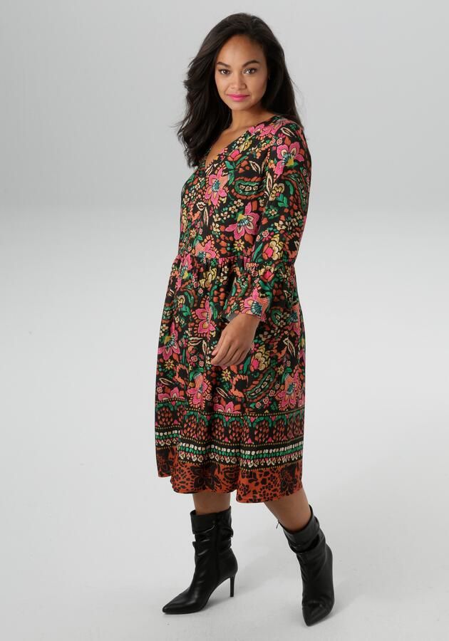 Aniston PLUS Blousejurk van soepel vallende viscose nieuwe collectie - Foto 7