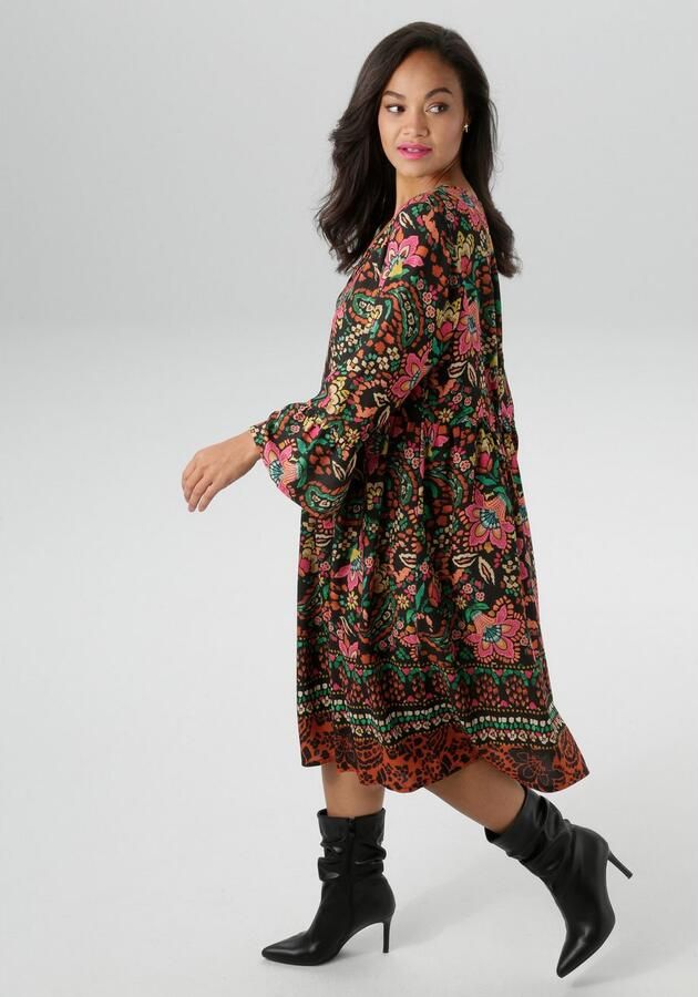 Aniston PLUS Blousejurk van soepel vallende viscose nieuwe collectie - Foto 3