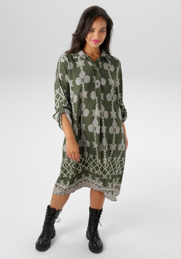 Aniston PLUS Blousejurk van soepel vallende viscose nieuwe collectie - Foto 7