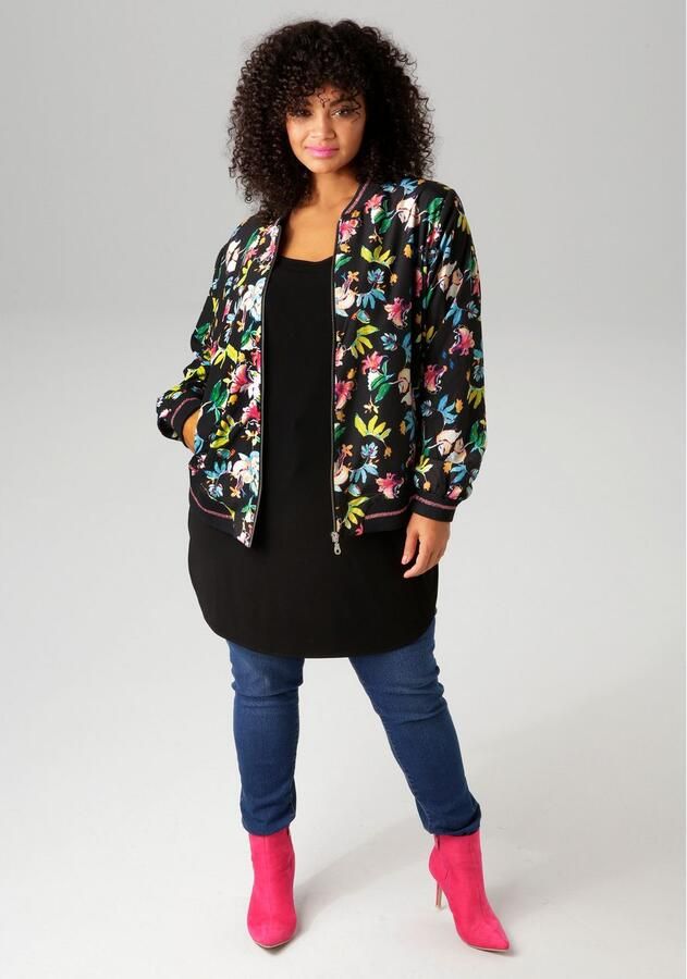 Aniston PLUS Blouson Met bloemenprint - Foto 4