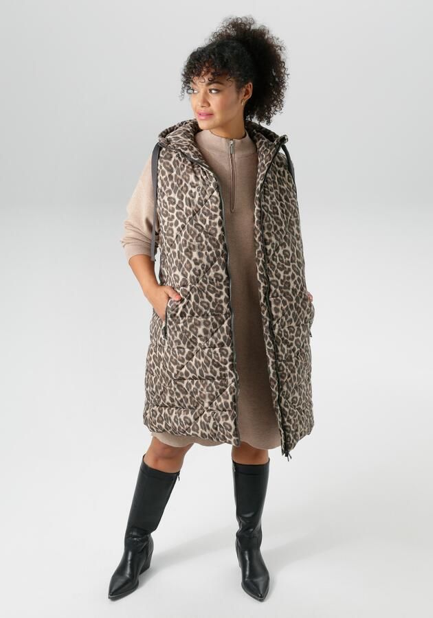 Aniston PLUS Bodywarmer in actuele luipaardprint nieuwe collectie - Foto 7