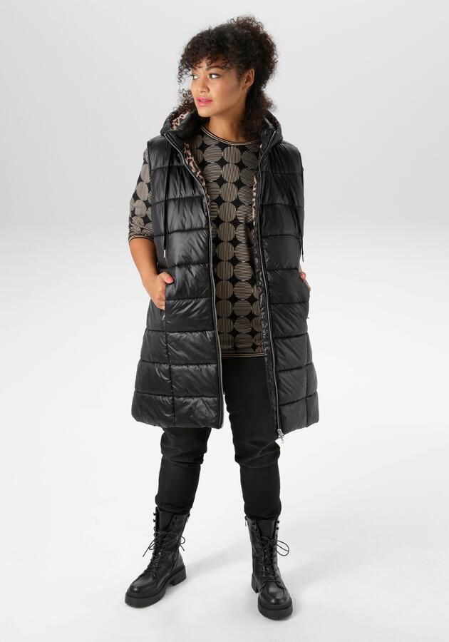 Aniston PLUS Bodywarmer met actuele animal voering nieuwe collectie - Foto 9