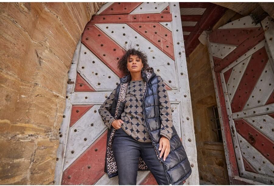 Aniston PLUS Bodywarmer met actuele animal voering nieuwe collectie - Foto 6