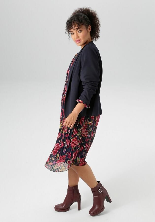Aniston PLUS Boleroblazer korte sluitingloze dames-bolero nieuwe collectie - Foto 4