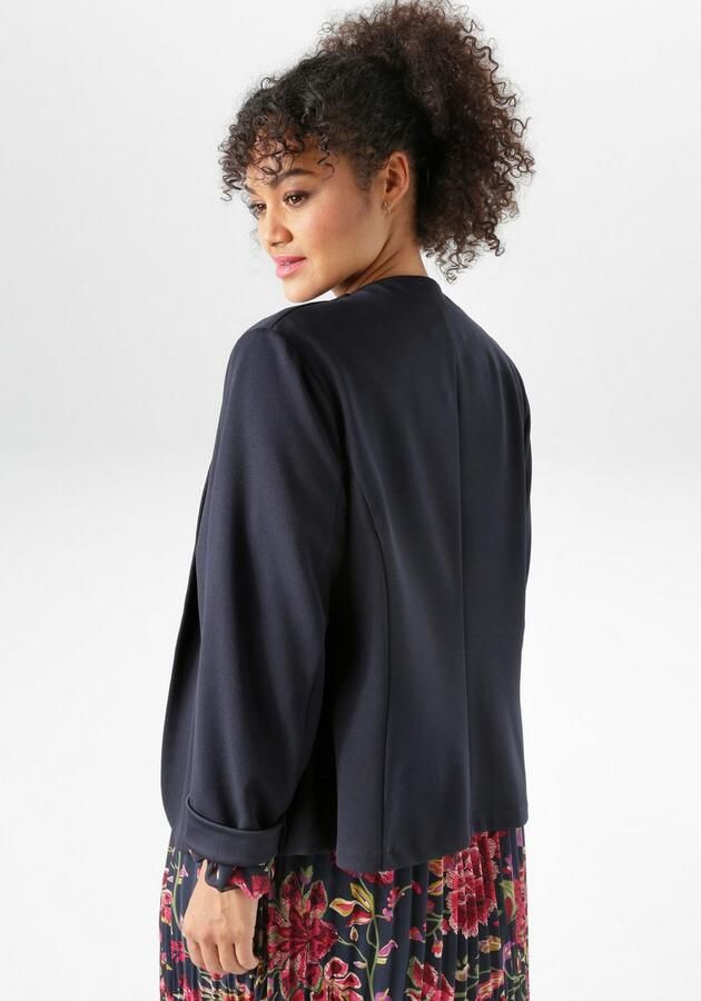 Aniston PLUS Boleroblazer korte sluitingloze dames-bolero nieuwe collectie - Foto 5