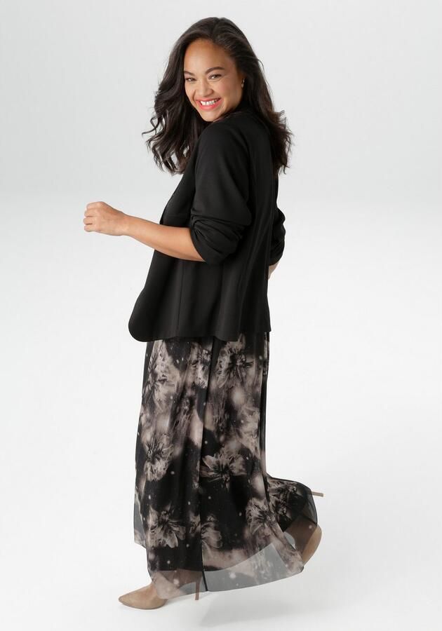 Aniston PLUS Boleroblazer korte sluitingloze dames-bolero nieuwe collectie - Foto 5