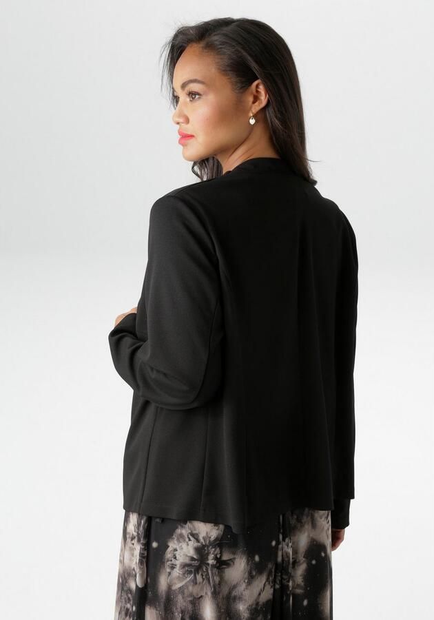Aniston PLUS Boleroblazer korte sluitingloze dames-bolero nieuwe collectie - Foto 6