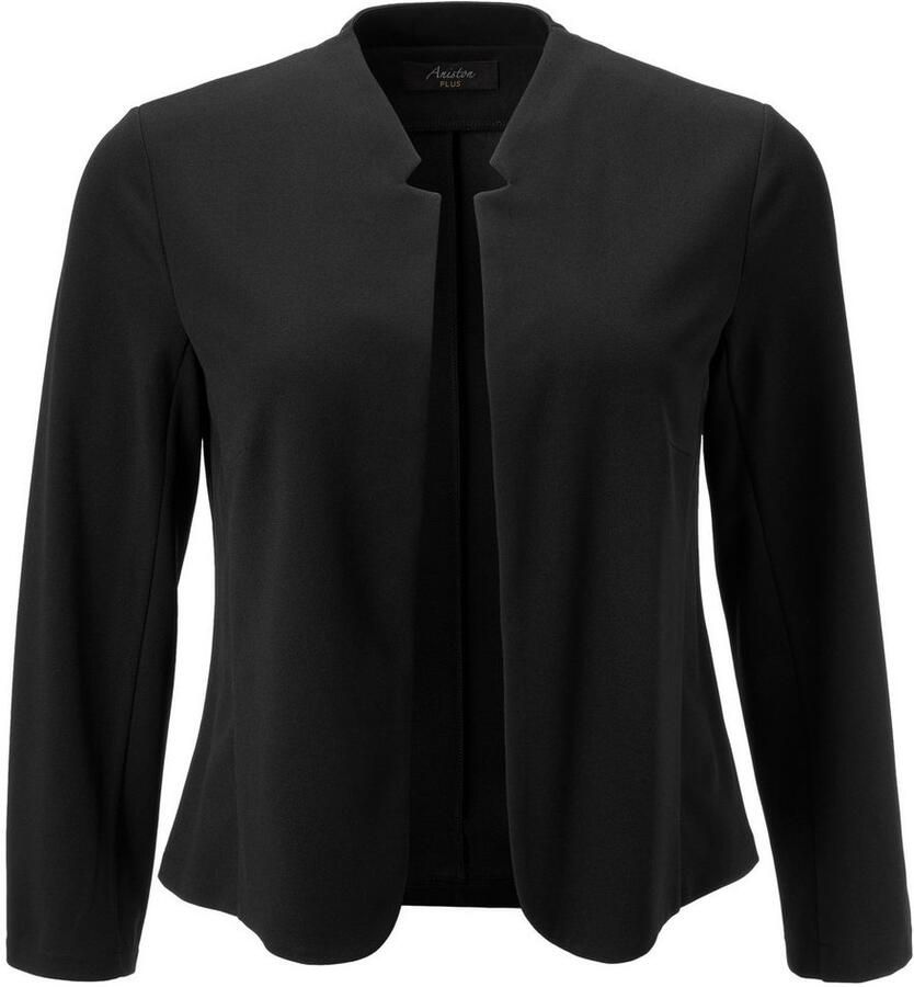 Aniston PLUS Boleroblazer korte sluitingloze dames-bolero nieuwe collectie