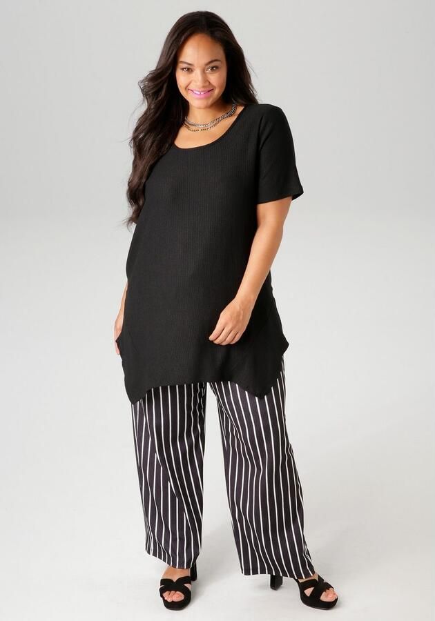 Aniston PLUS Comfortbroek in effen of gestreept jij hebt de keuze - Foto 2