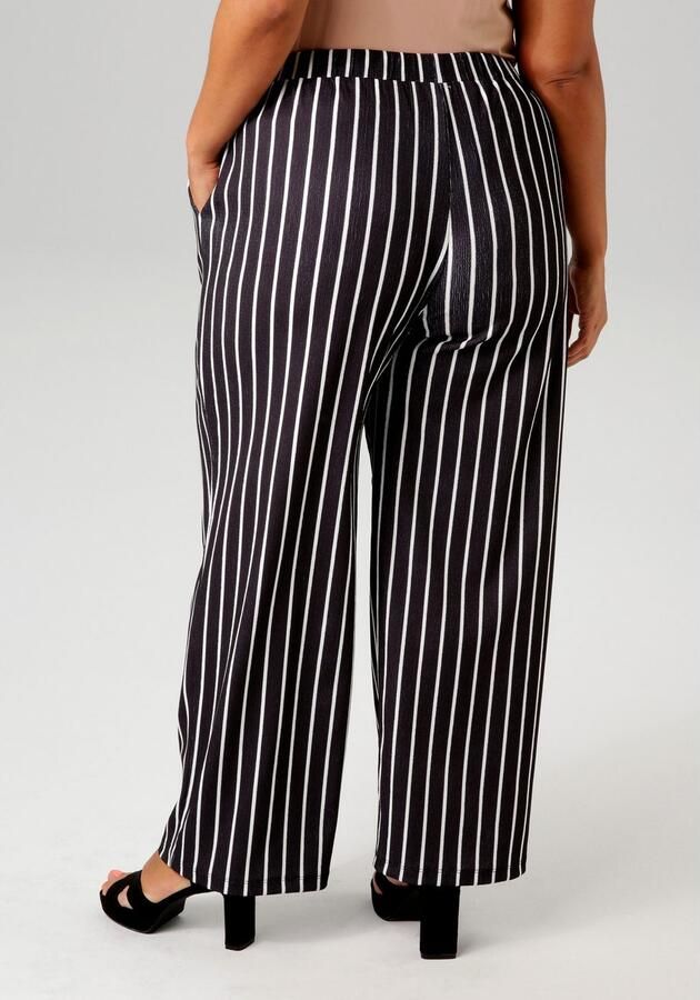 Aniston PLUS Comfortbroek in effen of gestreept jij hebt de keuze - Foto 4