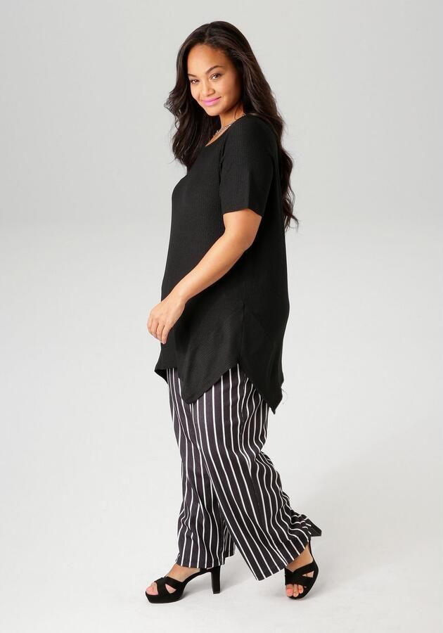 Aniston PLUS Comfortbroek in effen of gestreept jij hebt de keuze - Foto 5