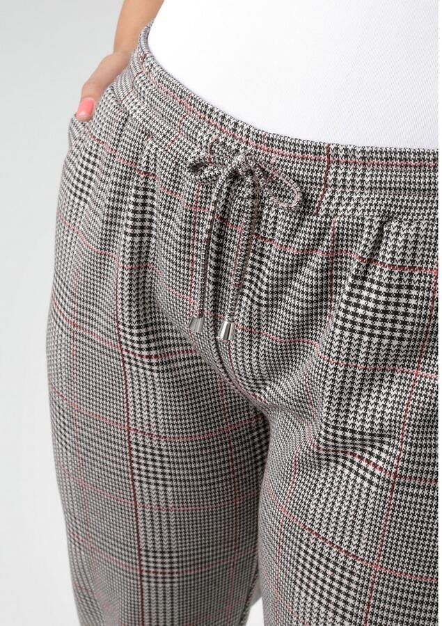 Aniston PLUS Comfortbroek in trendy ruitdessin nieuwe collectie - Foto 2
