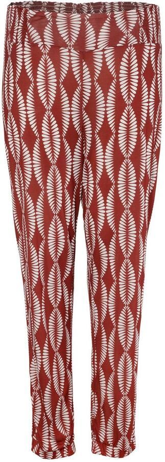 Aniston PLUS Comfortbroek met grafische bladeren bedrukt - Foto 8