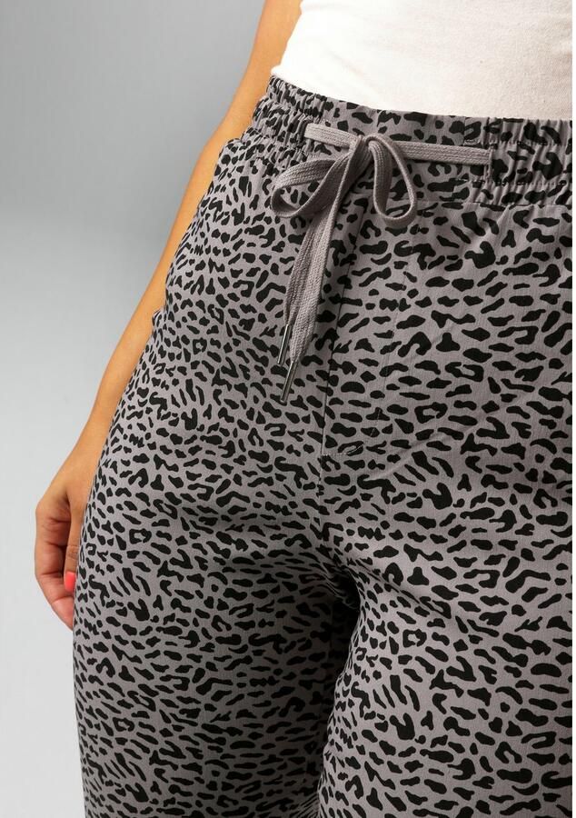 Aniston PLUS Comfortbroek met trendy animal-print nieuwe collectie - Foto 2