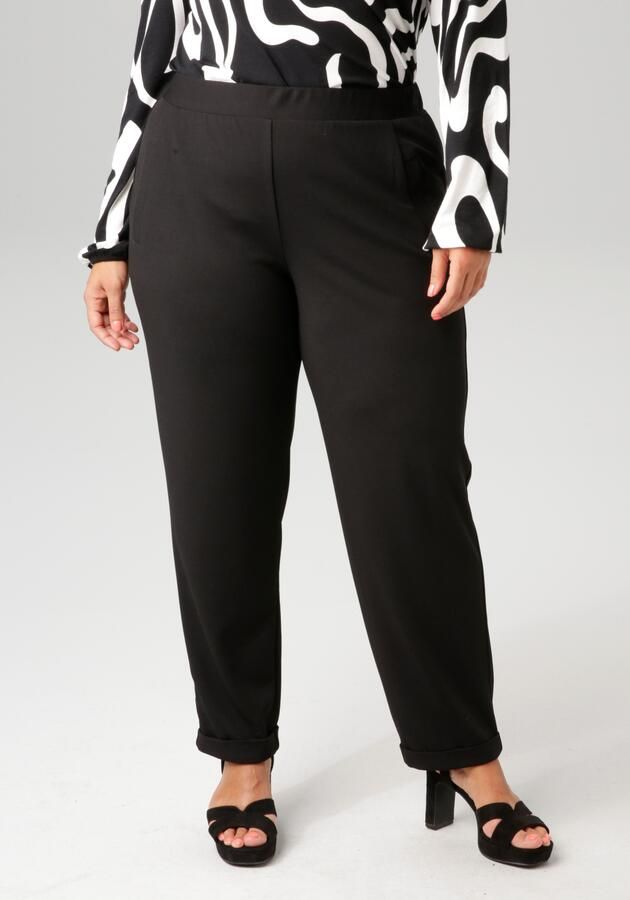 Aniston PLUS Comfortbroek van elastische scuba-crepé kwaliteit - Foto 7