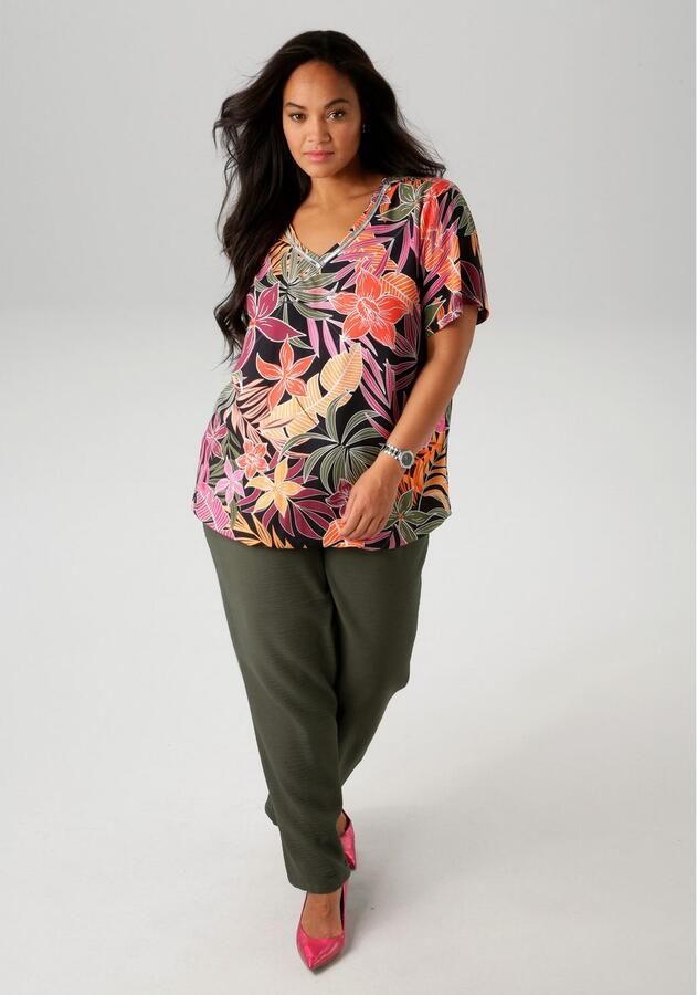 Aniston PLUS Comfortbroek van gestructureerd materiaal - Foto 3