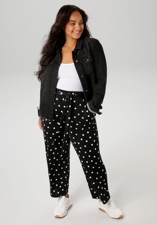 Aniston PLUS Culotte met stippendessin - Foto 5