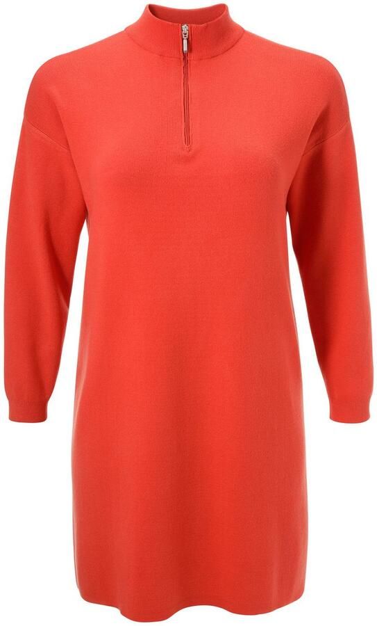 Aniston PLUS Gebreide jurk met staande kraag en ritssluiting nieuwe collectie - Foto 8