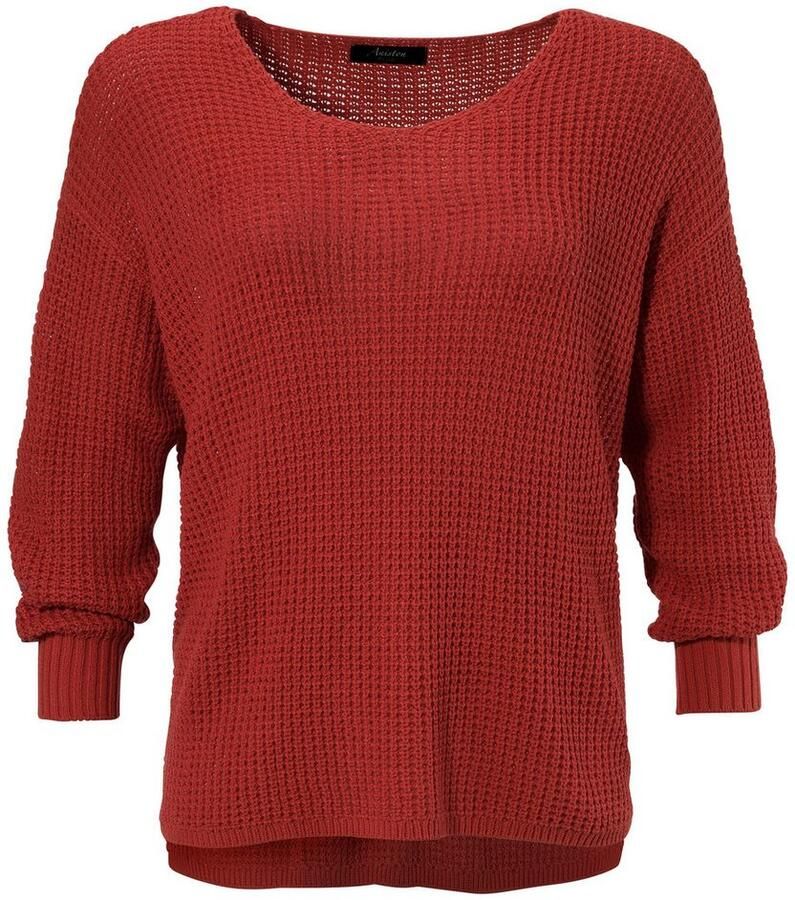 Aniston PLUS Gebreide trui in subtiele ajour-breipatroon - Foto 2