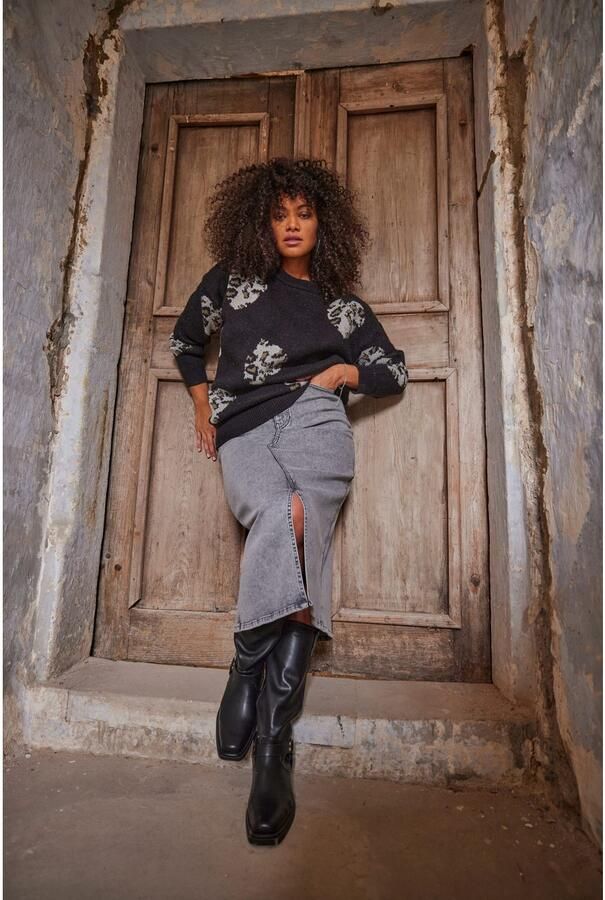 Aniston PLUS Jeans rok met splitje voor nieuwe collectie - Foto 6