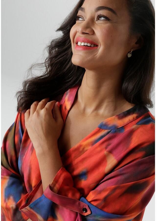 Aniston PLUS Gedessineerde jurk extravagante grafische print nieuwe collectie - Foto 2