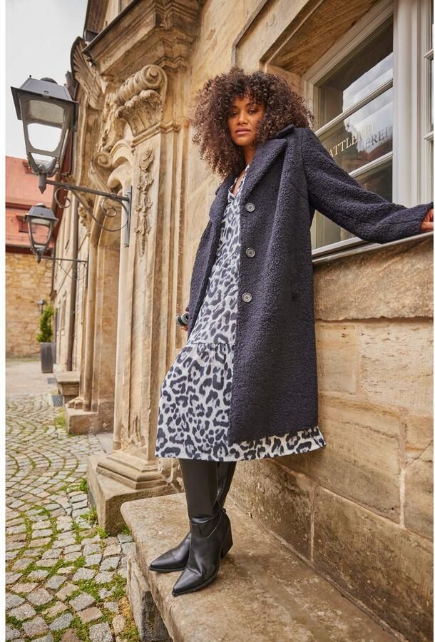 Aniston PLUS Gedessineerde jurk in mooie dierenprint nieuwe collectie - Foto 7