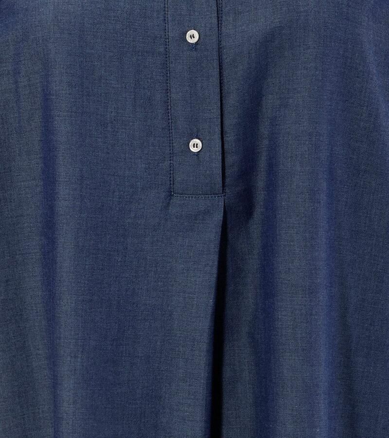 Aniston PLUS Jeans jurk met overhemdkraag