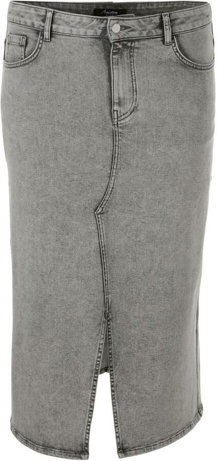 Aniston PLUS Jeans rok met splitje voor nieuwe collectie - Foto 8