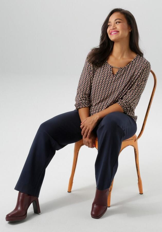 Aniston PLUS Jerseybroek in edele elastische kwaliteit nieuwe collectie - Foto 5