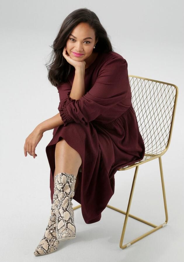 Aniston PLUS Jerseyjurk in trendy kleurenpalet nieuwe collectie - Foto 5