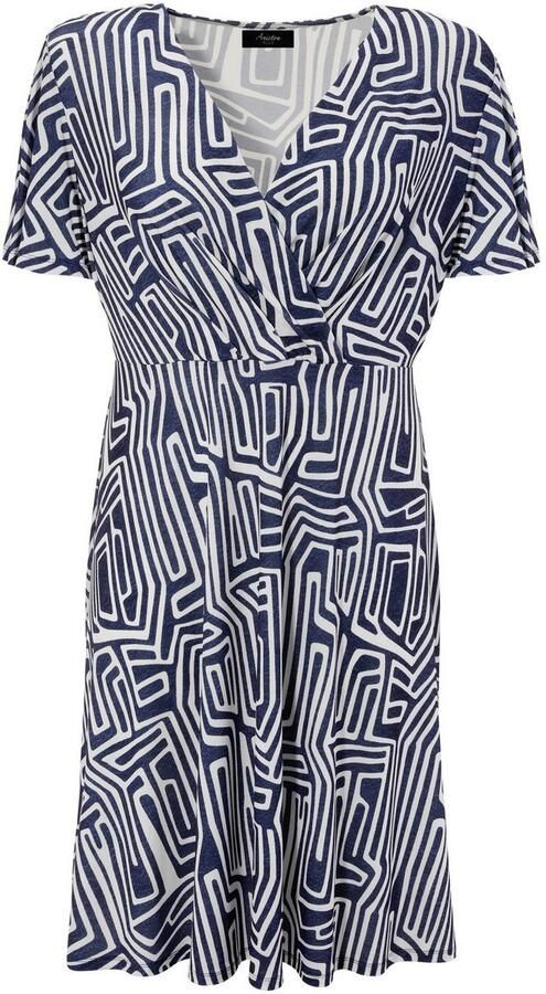 Aniston PLUS Jerseyjurk met v-hals in wikkel-look - Foto 6