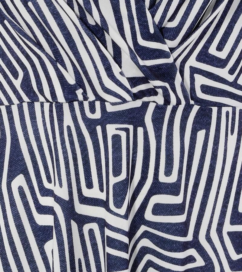 Aniston PLUS Jerseyjurk met v-hals in wikkel-look