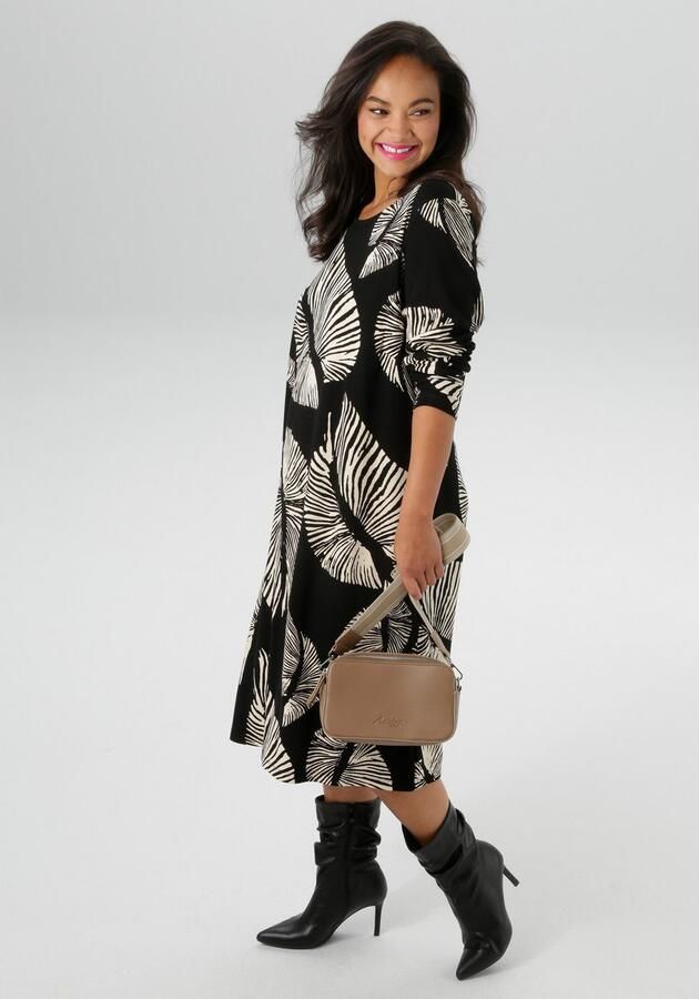 Aniston PLUS Jerseyjurk van zachte milano rib-kwaliteit nieuwe collectie - Foto 4