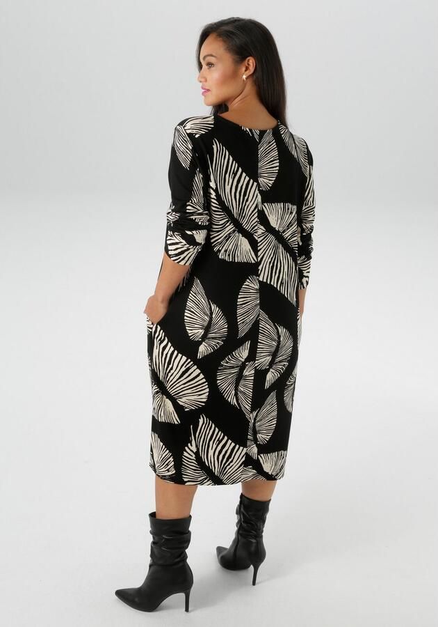 Aniston PLUS Jerseyjurk van zachte milano rib-kwaliteit nieuwe collectie - Foto 5