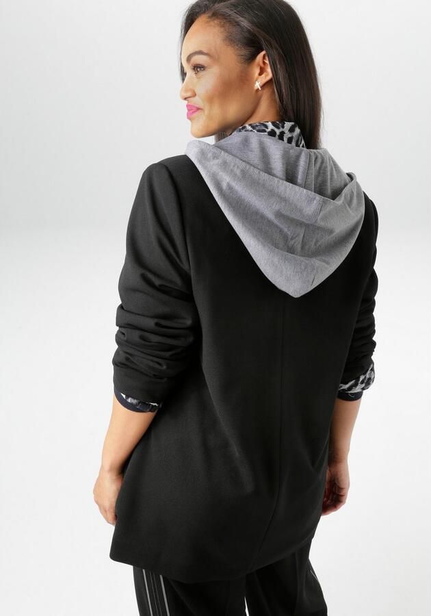 Aniston PLUS Lange blazer met hoodie-effect nieuwe collectie - Foto 4