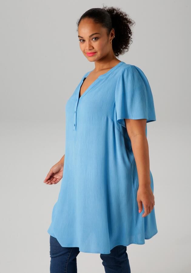 Aniston PLUS Lange blouse in trendy crepe-kwaliteit - Foto 7