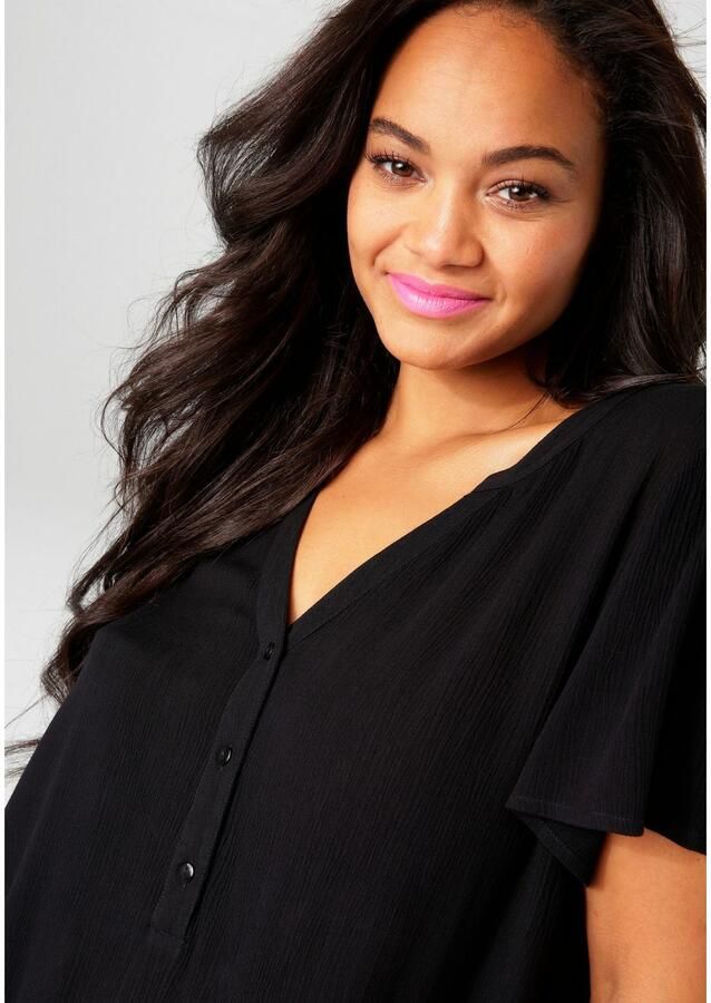 Aniston PLUS Lange blouse in trendy crepe-kwaliteit - Foto 2