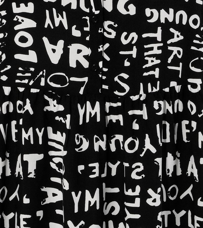 Aniston PLUS Lange blouse met betekenisvolle alloverprint