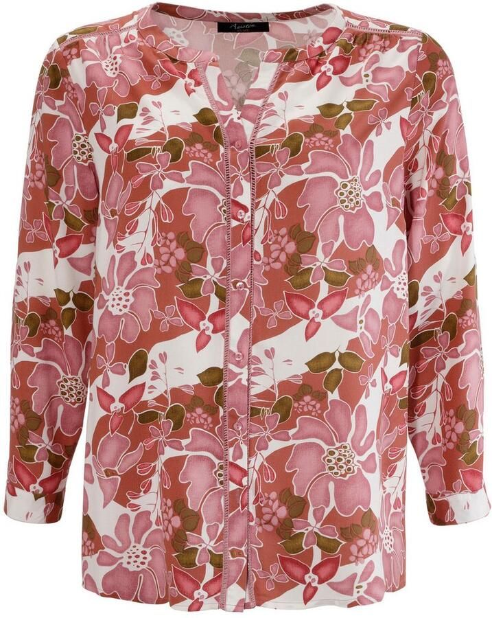 Aniston PLUS Lange blouse met haakapplicatie langs de knoopsluiting - Foto 2