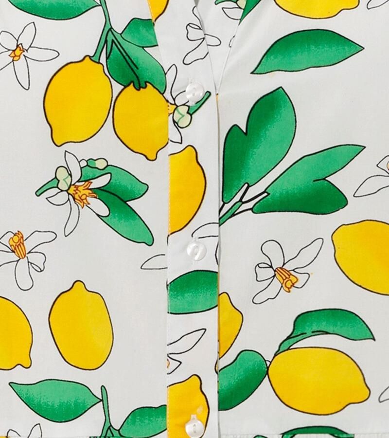 Aniston PLUS Lange tuniek in uni kleuren of met citroenprint