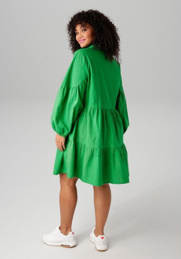 Aniston PLUS Lange tuniek in uni kleuren of met citroenprint - Foto 3