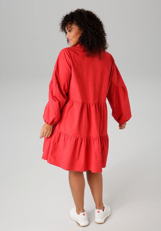 Aniston PLUS Lange tuniek in uni kleuren of met citroenprint - Foto 3