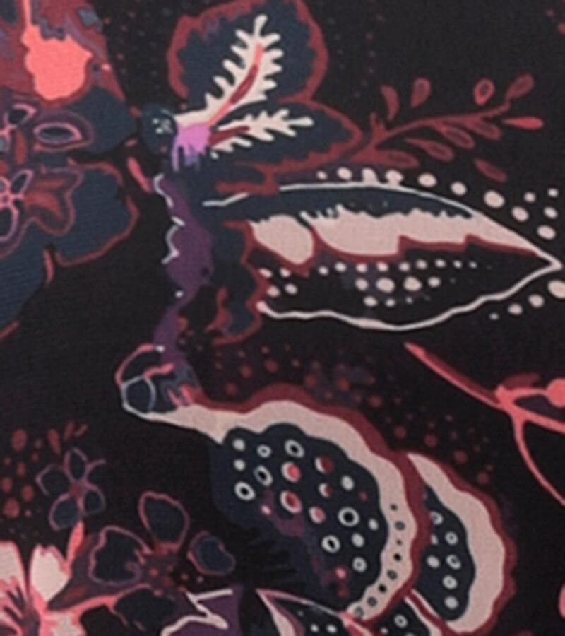 Aniston PLUS Maxi-jurk in chiffon met bloe print nieuwe collectie