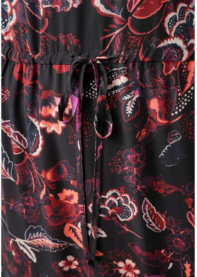 Aniston PLUS Maxi-jurk in chiffon met bloe print nieuwe collectie - Foto 3