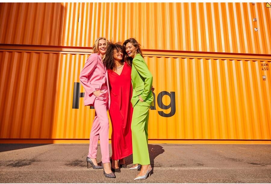 Aniston CASUAL Lange blazer met reverskraag